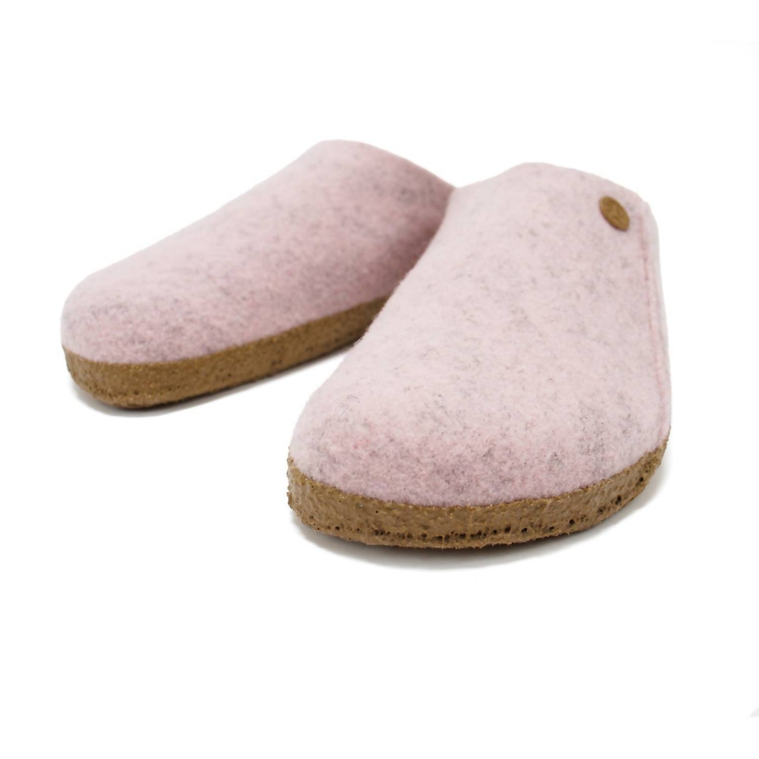 New Birkenstock Women's Zermatt Rivet Shearling Comfort Clogs In Light Rose